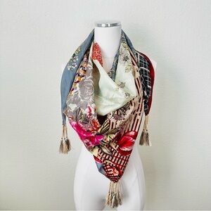 Johnny Was 100% Silk Scarf